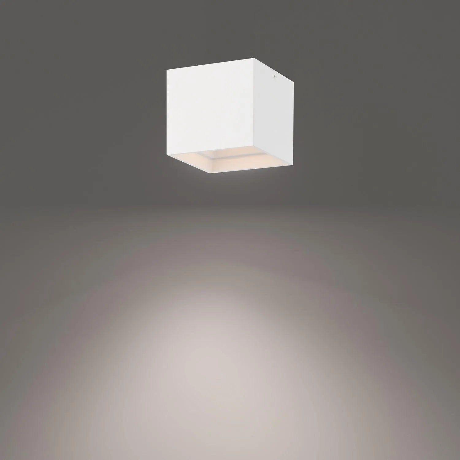 WAC Lighting - Downtown Square LED Outdoor Flush Mount - FM-W47206-40-WT - Canada Light Shop
