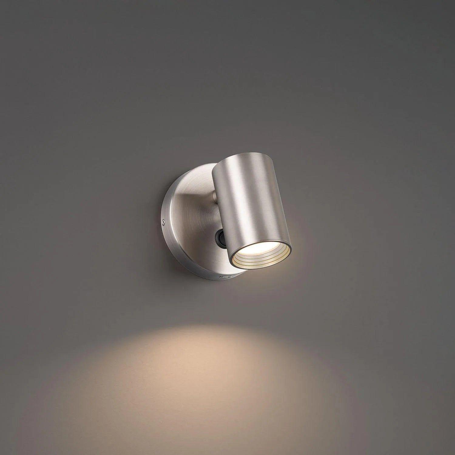 WAC Lighting - Kepler LED Swing Arm - BL-21205-BN - Canada Light Shop