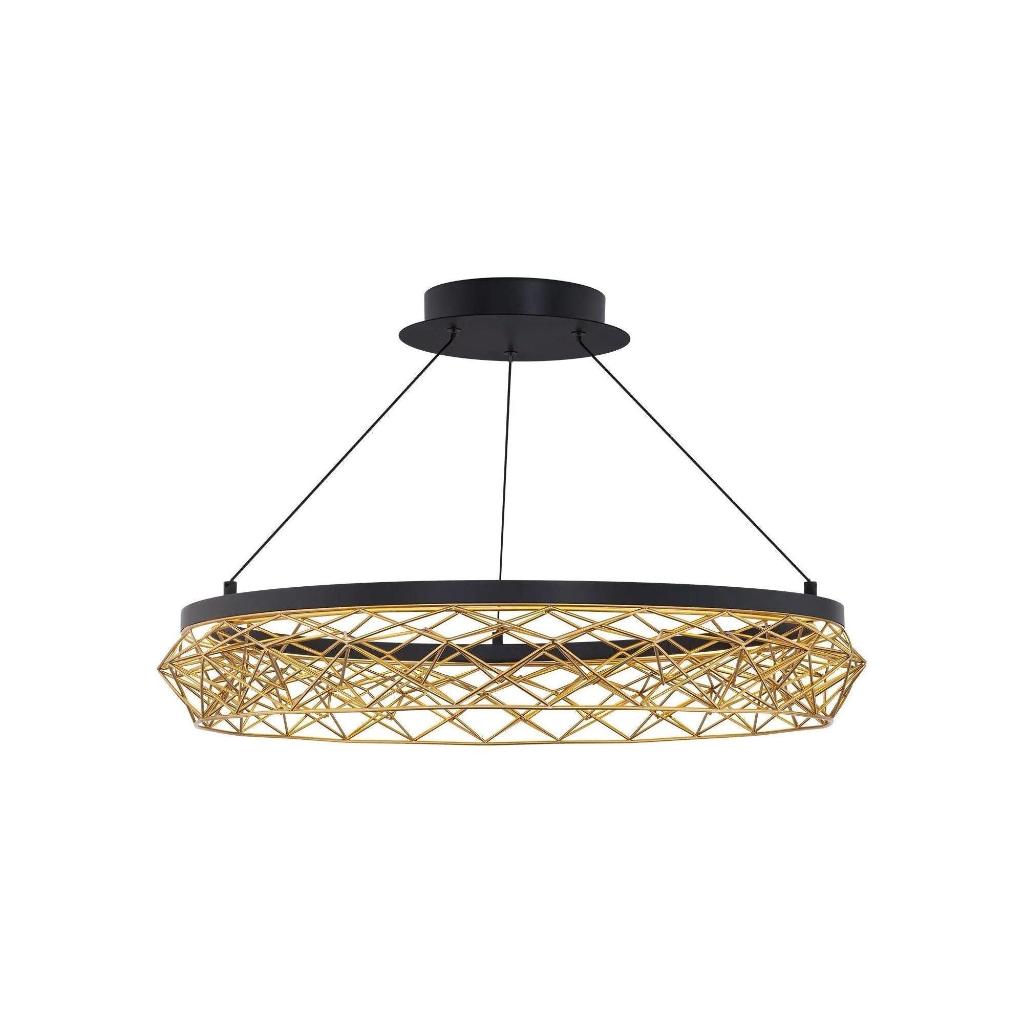 WAC Lighting - Lacey LED Pendant - PD-45427-BK/GO - Canada Light Shop