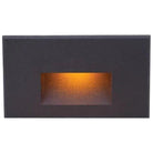 WAC Lighting - LEDme Horizontal LED100 Step and Wall Light - WL-LED100-AM-BK - Canada Light Shop
