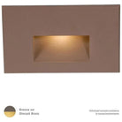 WAC Lighting - LEDme Horizontal LED100 Step and Wall Light - WL-LED100-C-BBR - Canada Light Shop