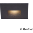 WAC Lighting - LEDme Horizontal LED100 Step and Wall Light - WL-LED100-C-BK - Canada Light Shop