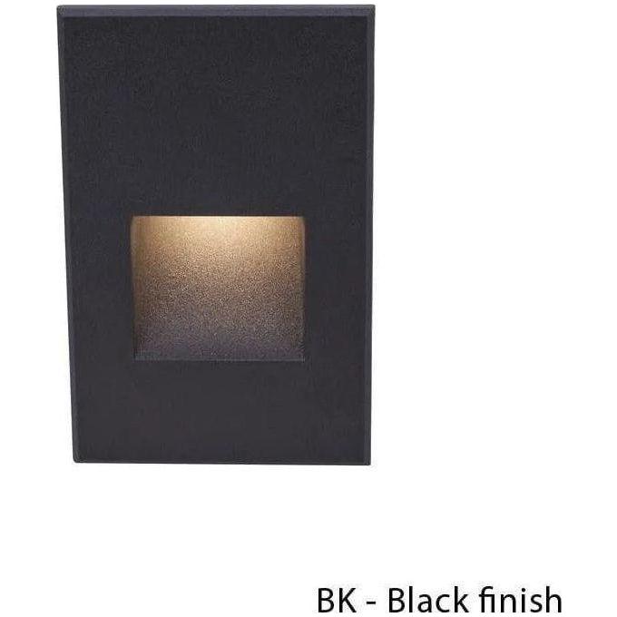 WAC Lighting - LEDme Vertical LED200 Step and Wall Light - WL-LED200-C-BK - Canada Light Shop