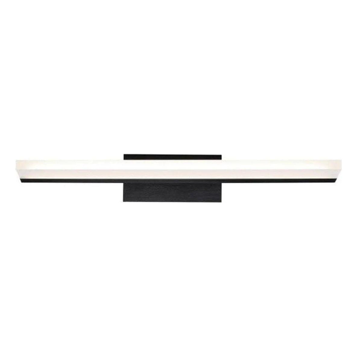 WAC Lighting - Level LED Bathroom Vanity - WS-85618-BK - Canada Light Shop