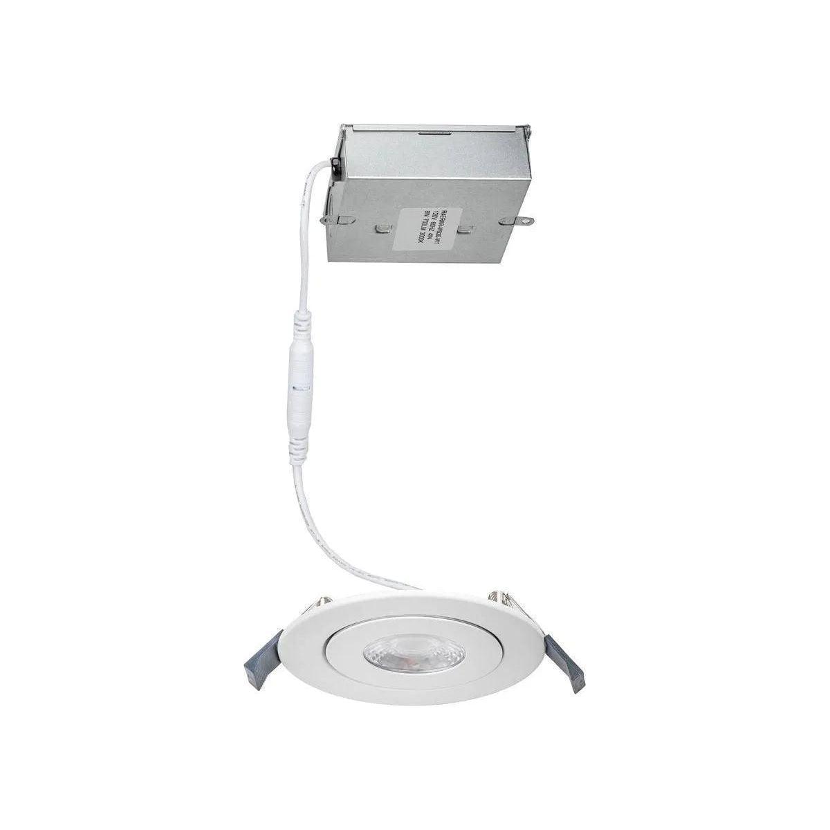 WAC Lighting - Lotos Round Adjustable Downlight 5CCT - R4ERAR-W9CS-WT - Canada Light Shop