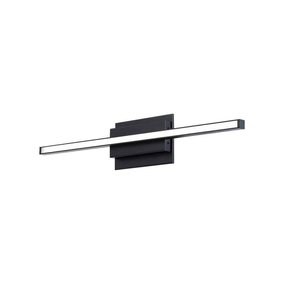 WAC Lighting - Parallax LED Bathroom Vanity & Sconce - WS-73124-BK - Canada Light Shop