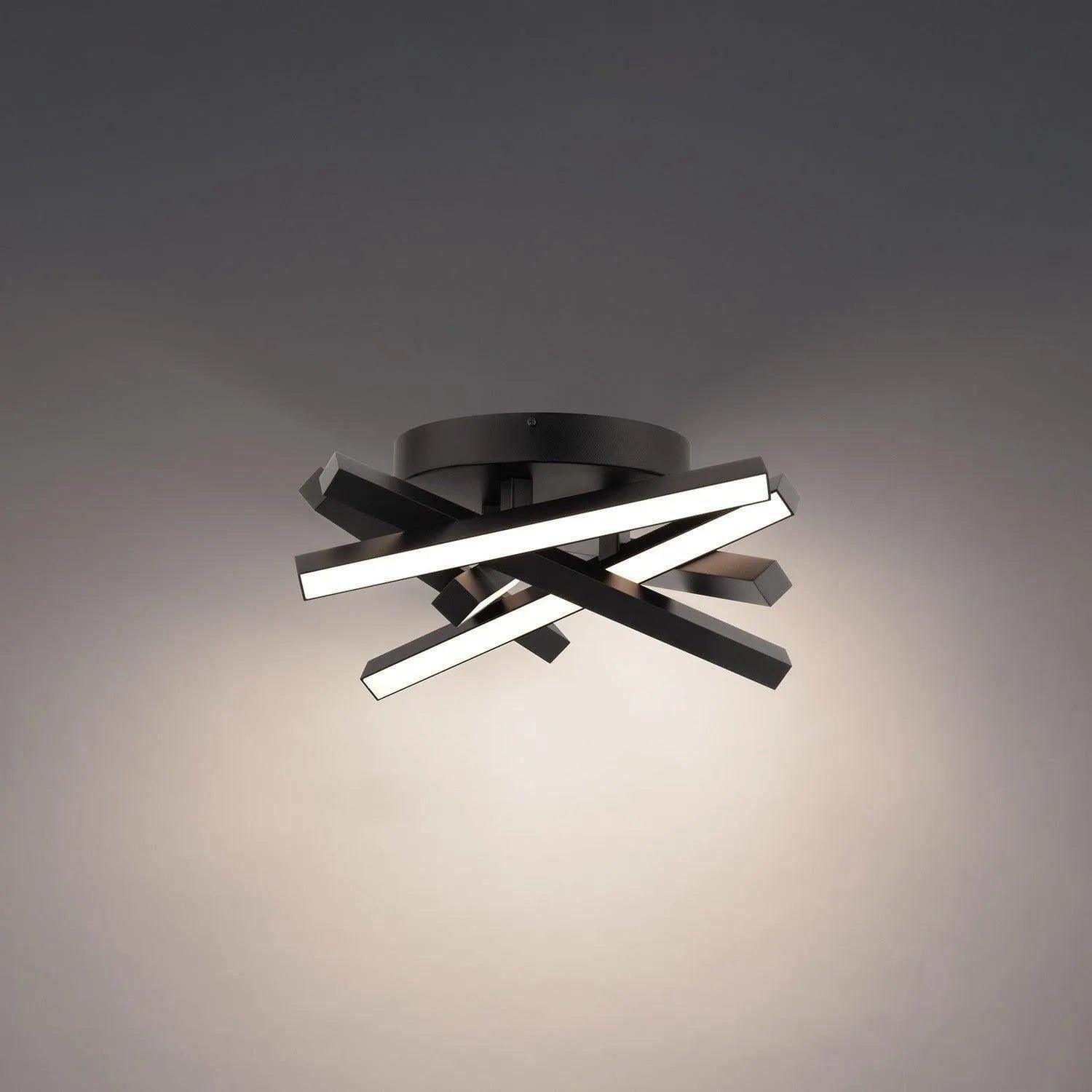 WAC Lighting - Parallax LED Flush Mount - FM-73116-30-BK - Canada Light Shop