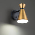 WAC Lighting - Pin Up LED Swing Arm Wall Lamp - BL-57108-BK/AB - Canada Light Shop