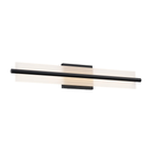WAC Lighting - Razor LED Bath Vanity - WS-241128-CS-BK - Canada Light Shop