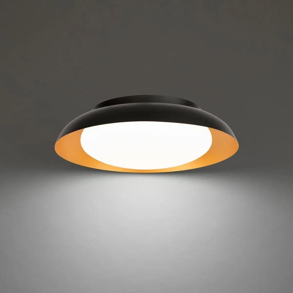 WAC Lighting - Taurus LED Flush Mount - FM-49118-BK/GO - Canada Light Shop
