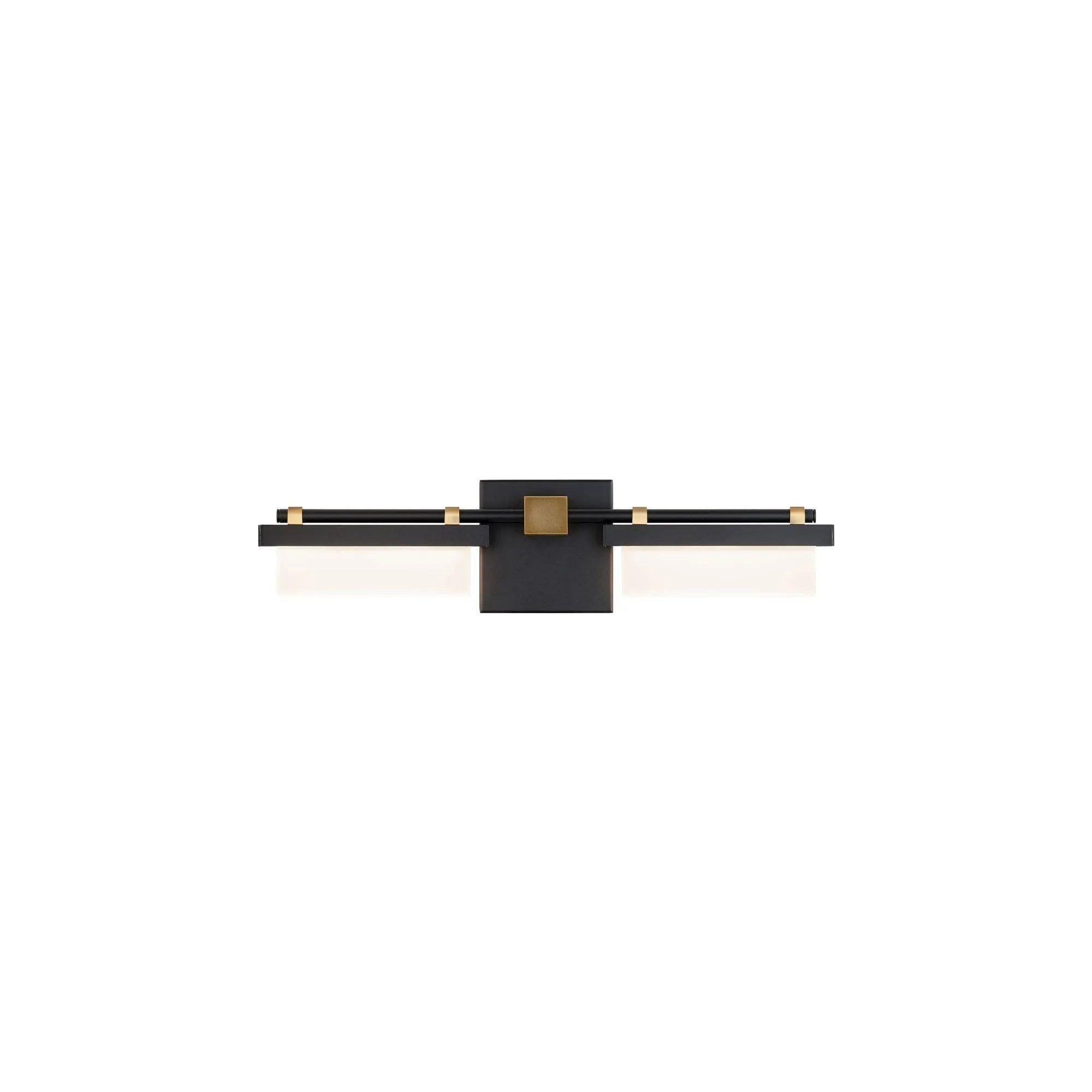 WAC Lighting - Two Fold LED Bath Vanity - WS-91420-BK/AB - Canada Light Shop