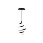 WAC Lighting - Whirl LED Mini Pendant - PD-19408-27-BK - Canada Light Shop