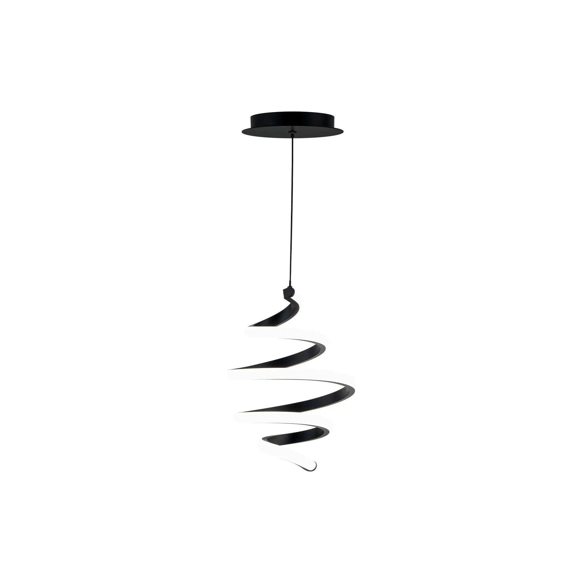 WAC Lighting - Whirl LED Mini Pendant - PD-19408-27-BK - Canada Light Shop